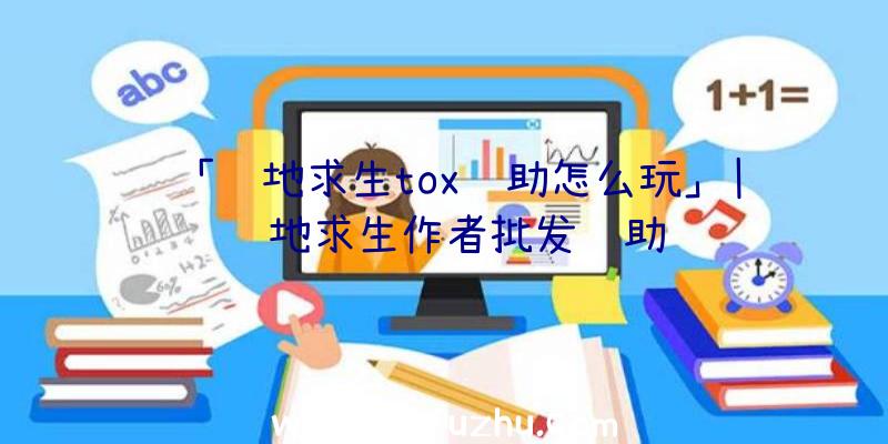 「绝地求生tox辅助怎么玩」|绝地求生作者批发辅助